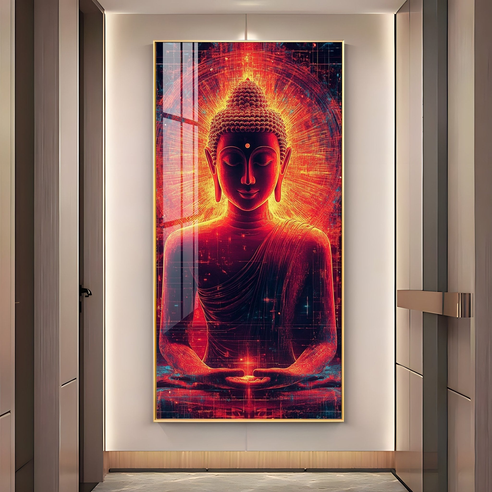 Buddha's Embrace Premium Acrylic Wall Art - The Next Decor