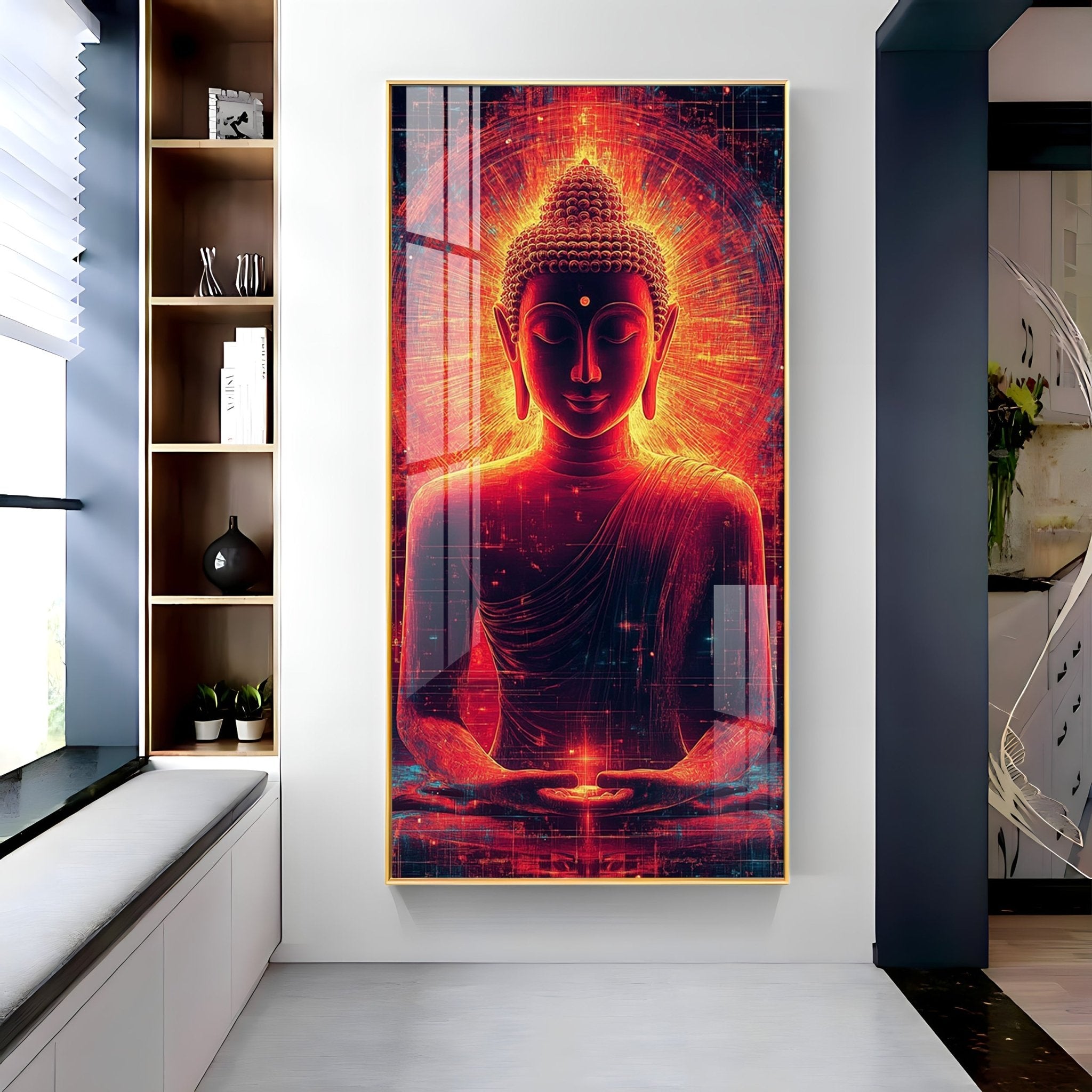 Buddha's Embrace Premium Acrylic Wall Art - The Next Decor