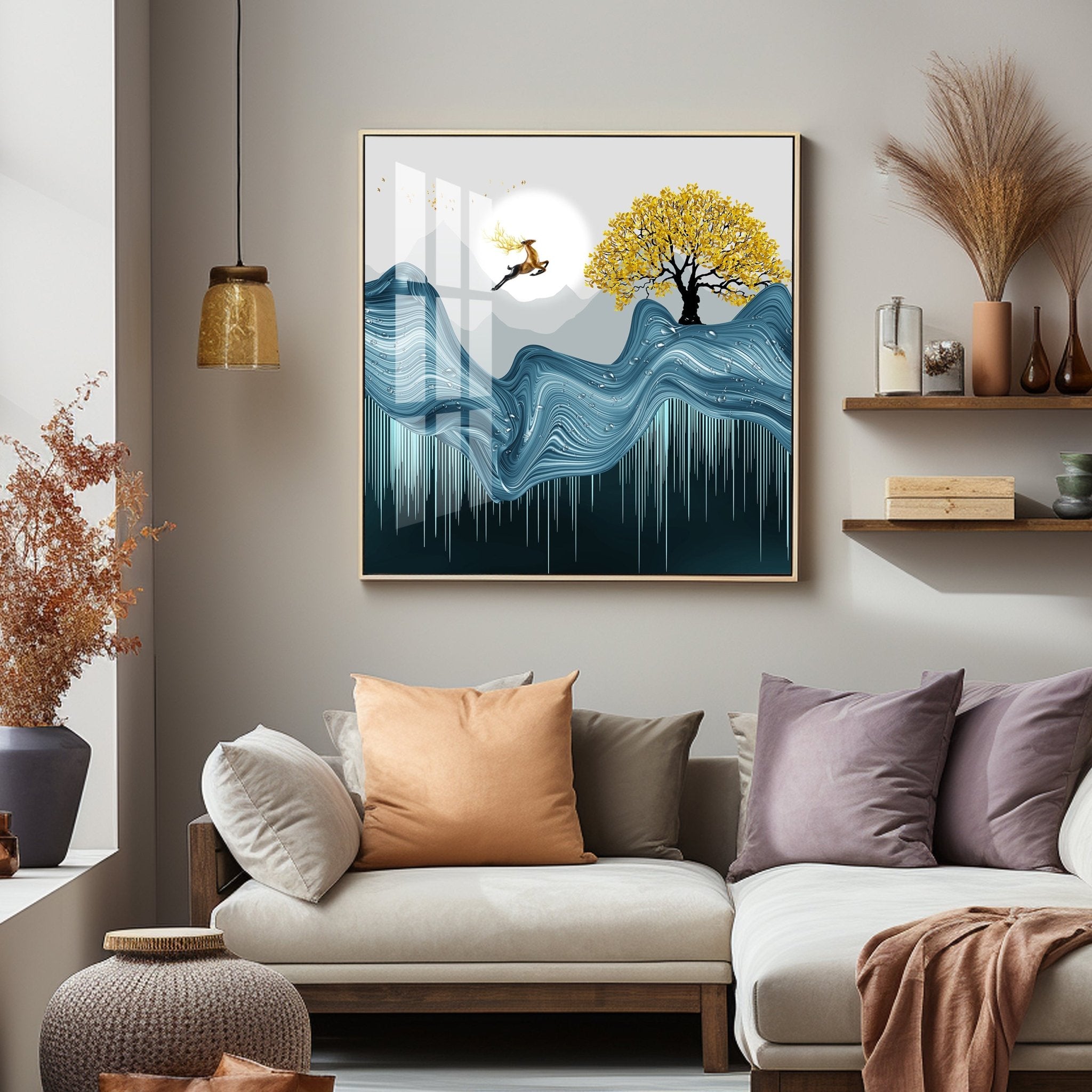 Celebration Jump Luxury Crystal Square Wall Art - The Next Decor