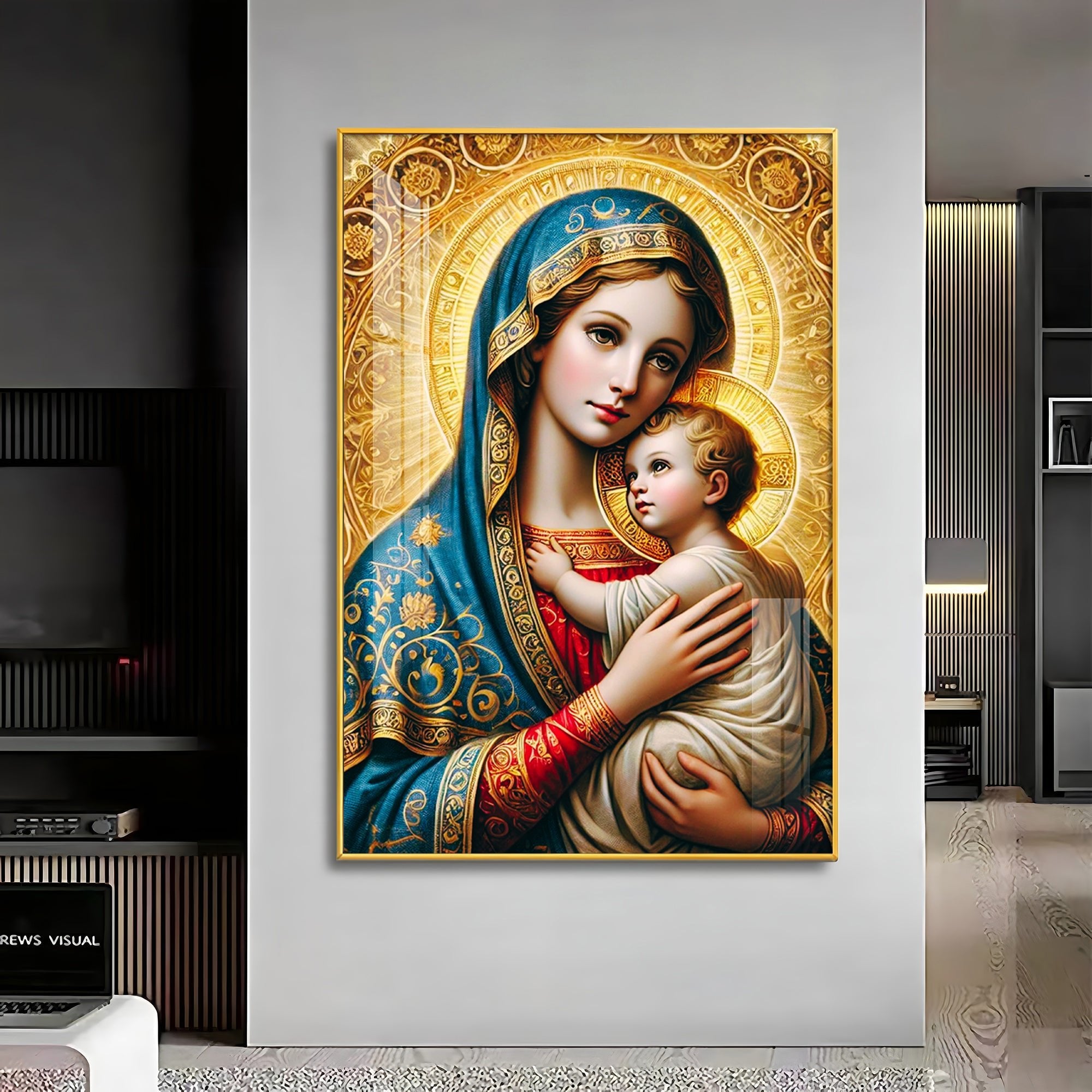 Celestial Grace Premium Acrylic Vertical Wall Art - The Next Decor