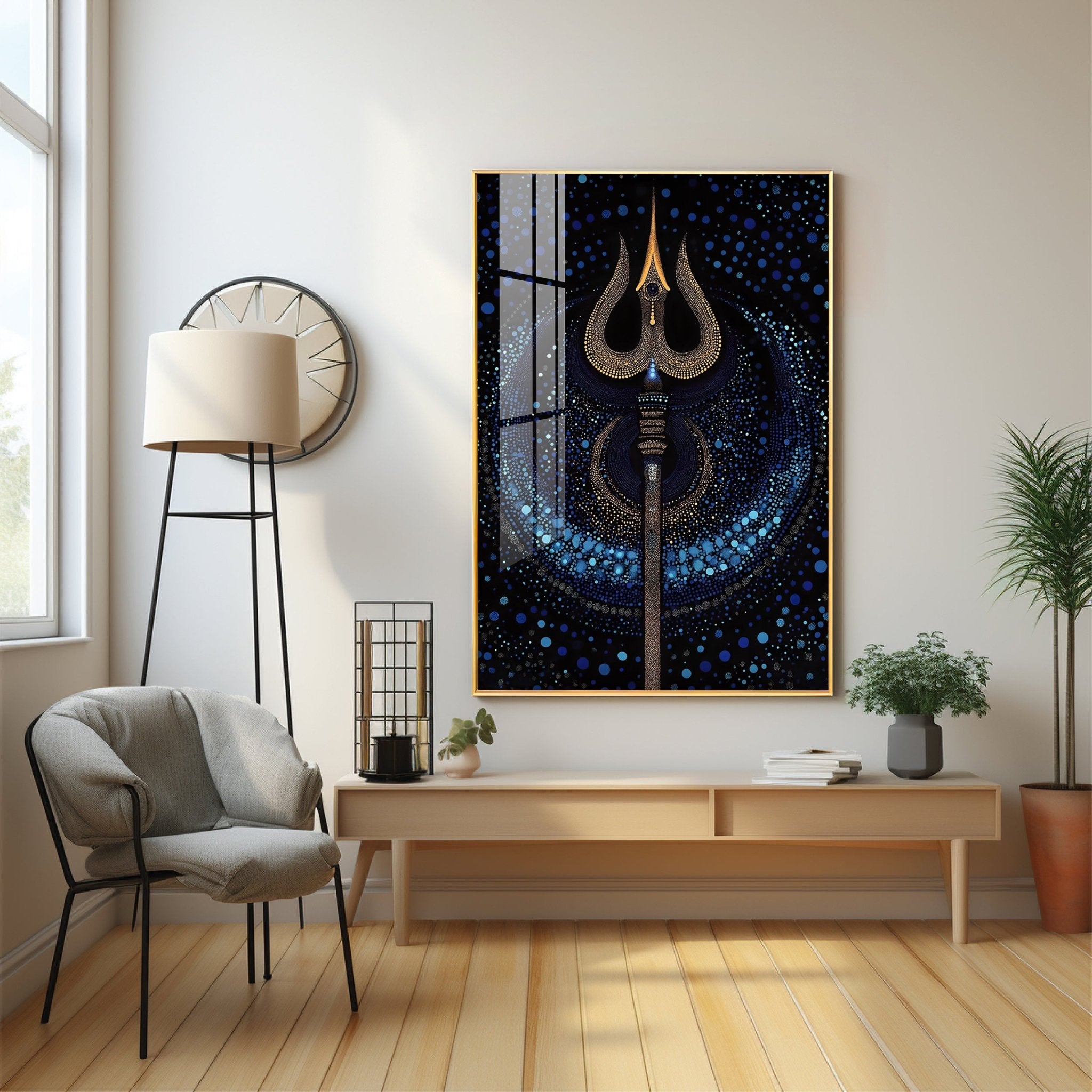 Celestial Guardian Premium Vertical Acrylic Wall Art - The Next Decor