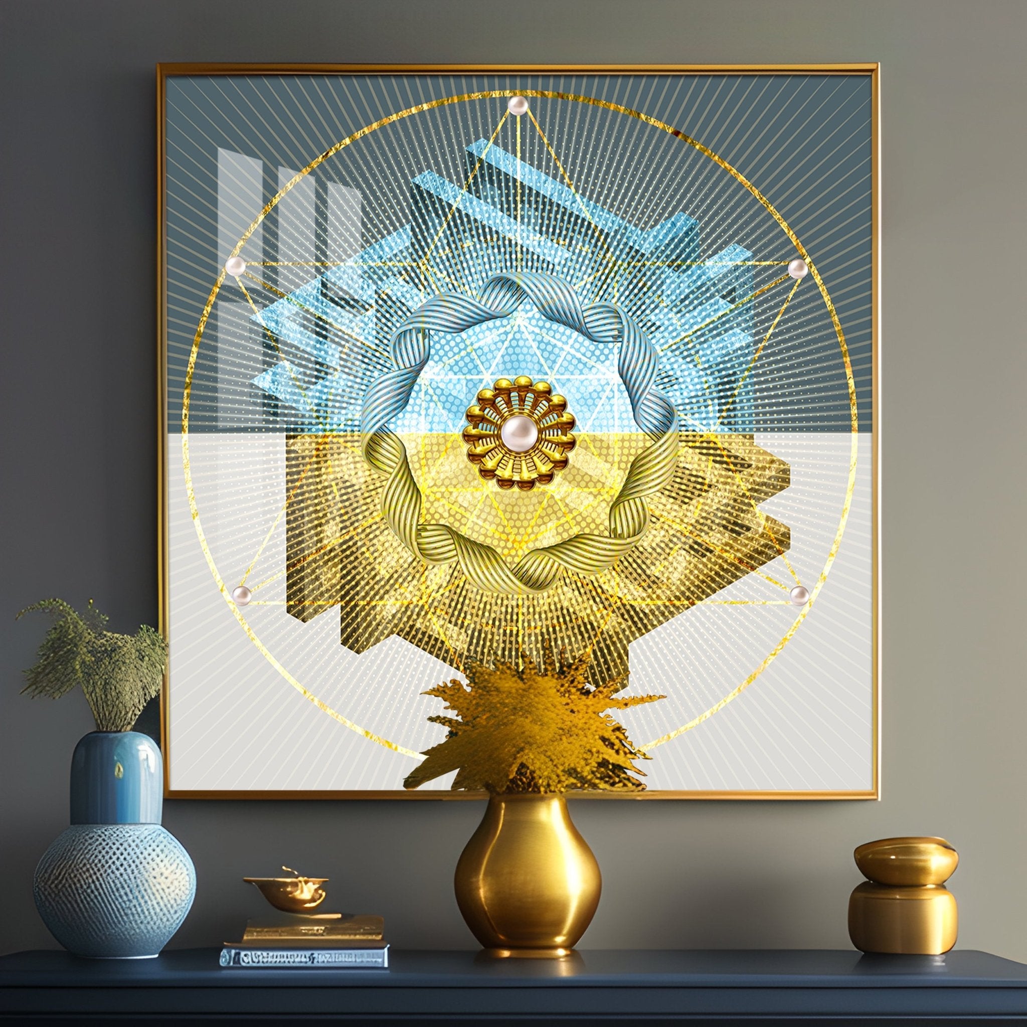 Chic Serenity Premium Square Wall Art - The Next Decor
