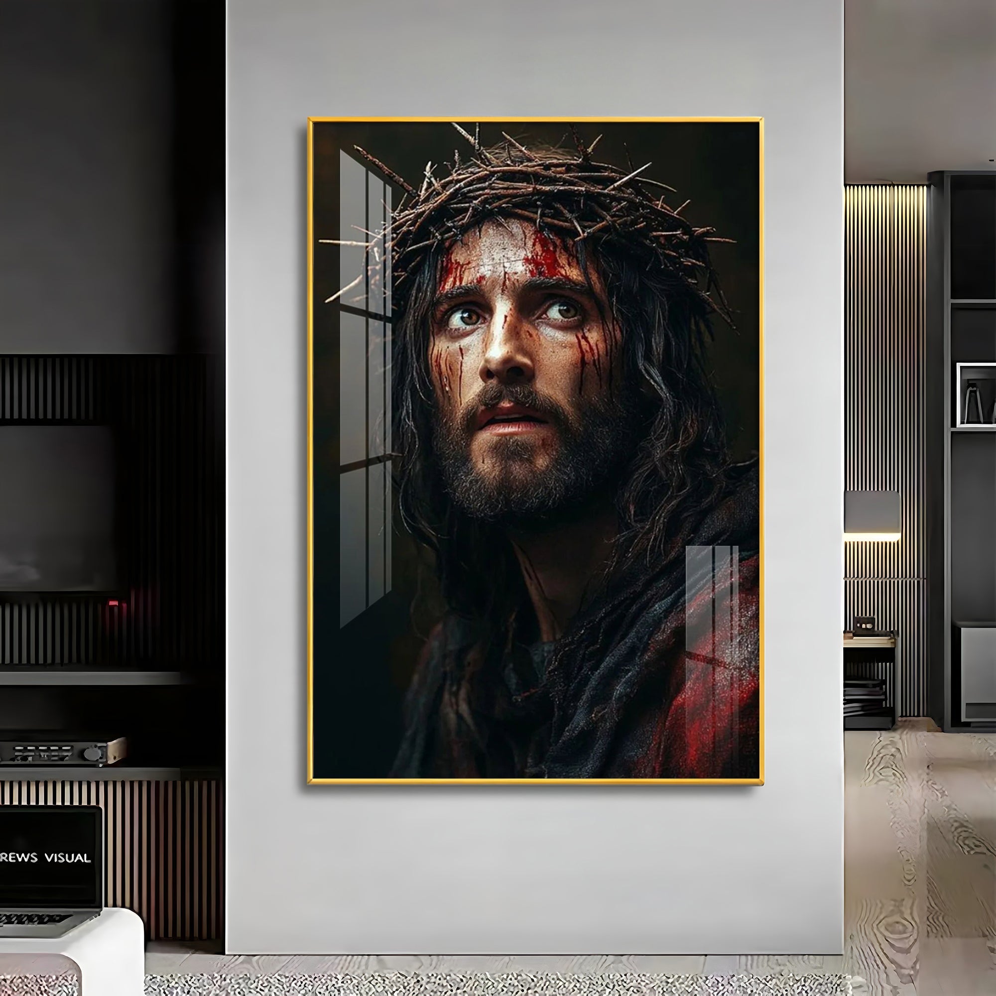 Christ's Embrace Premium Acrylic Wall Art - The Next Decor