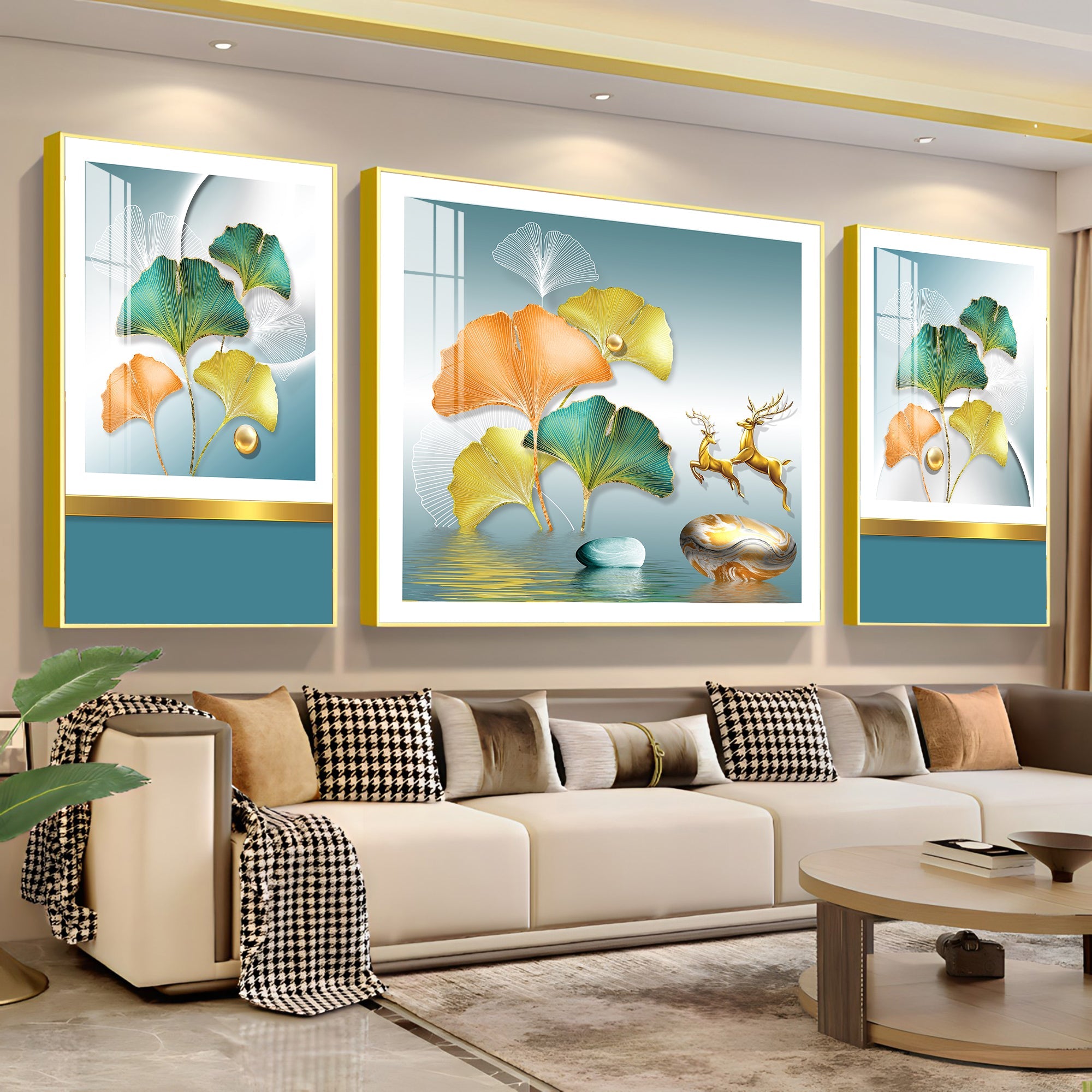 Colouful Naples Premium Acrylic Wall Art (Set of 3) - The Next Decor