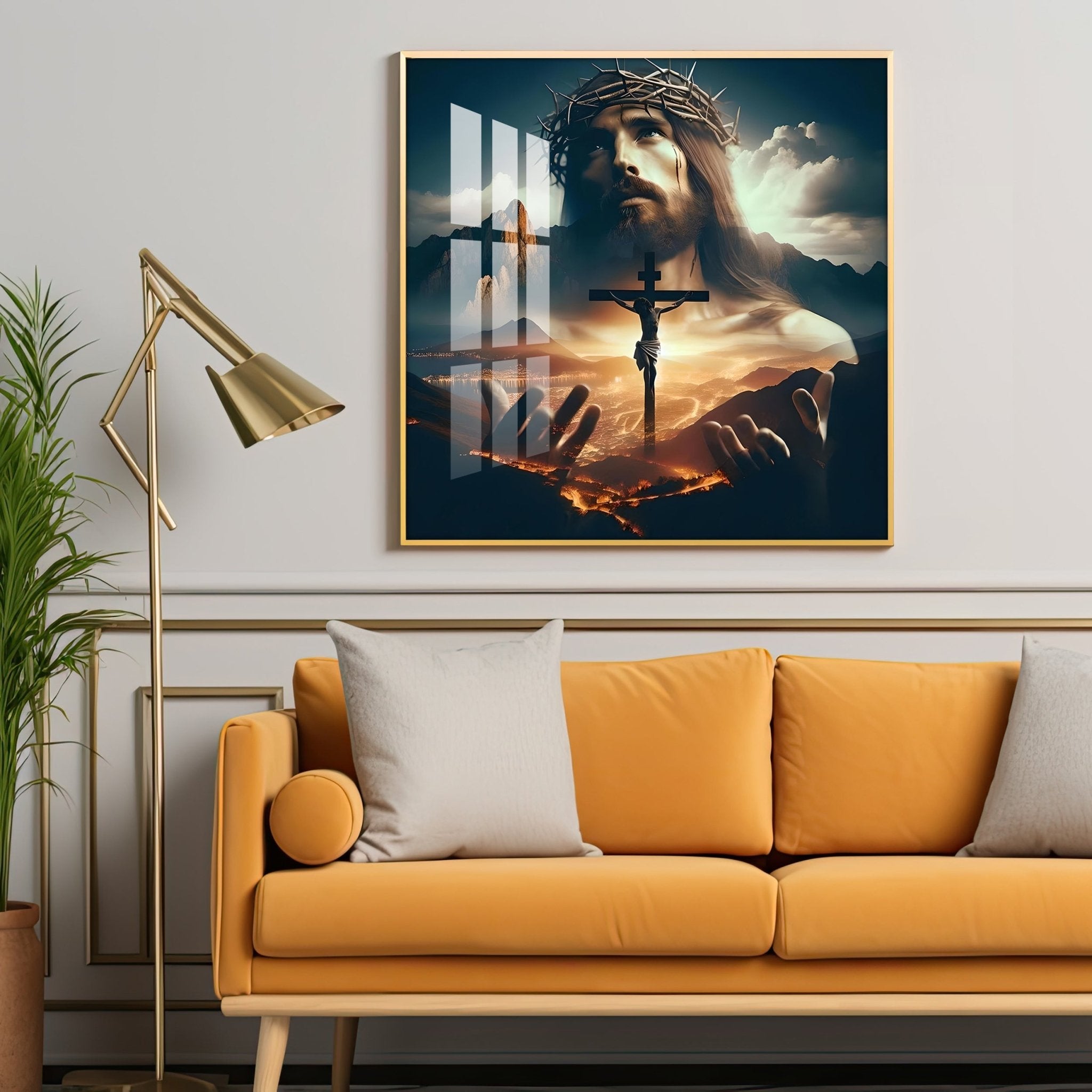 Eternal Faith Premium Acrylic Square Wall Art - The Next Decor
