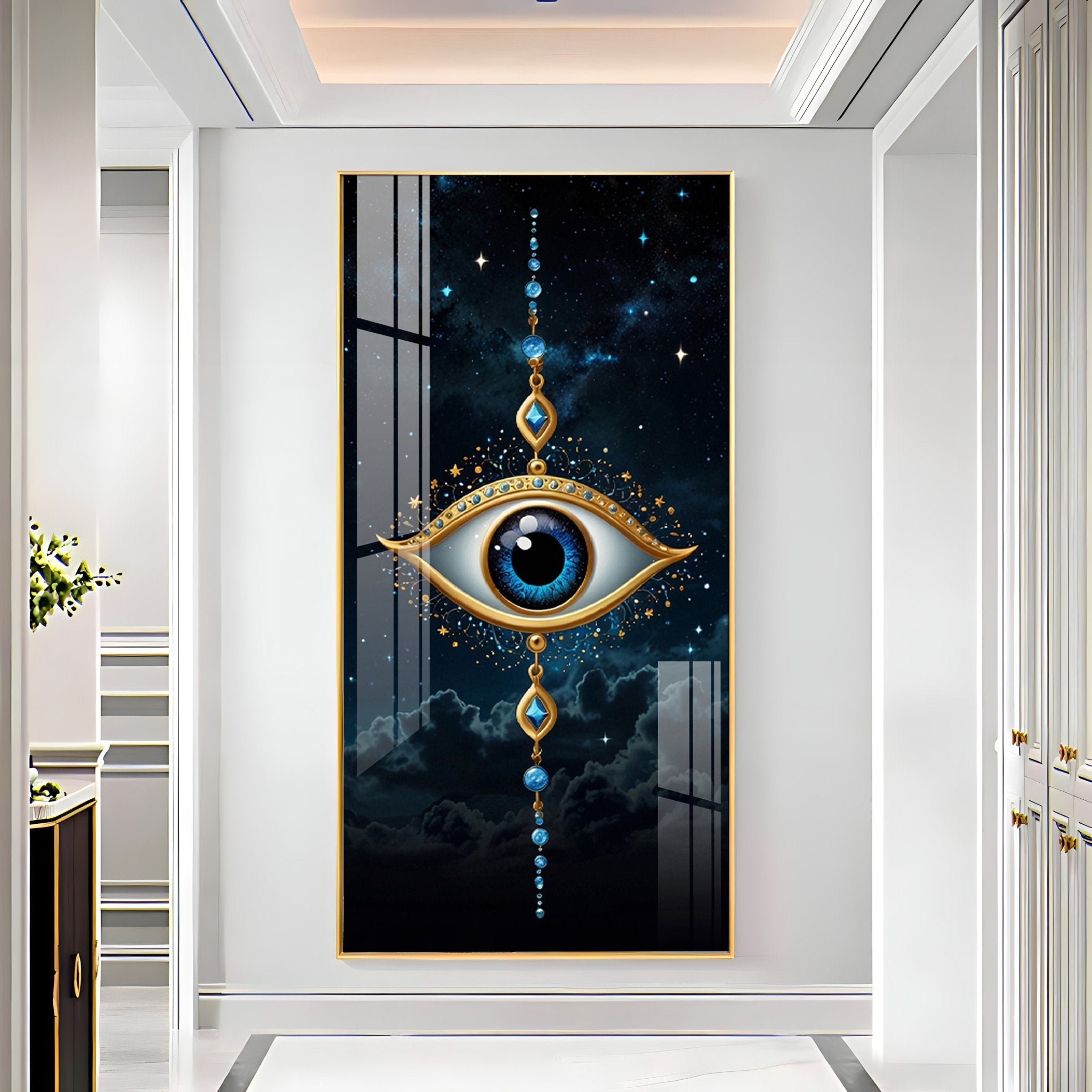 Eye of Perception Premium Acrylic Vertical Wall Art - The Next Decor