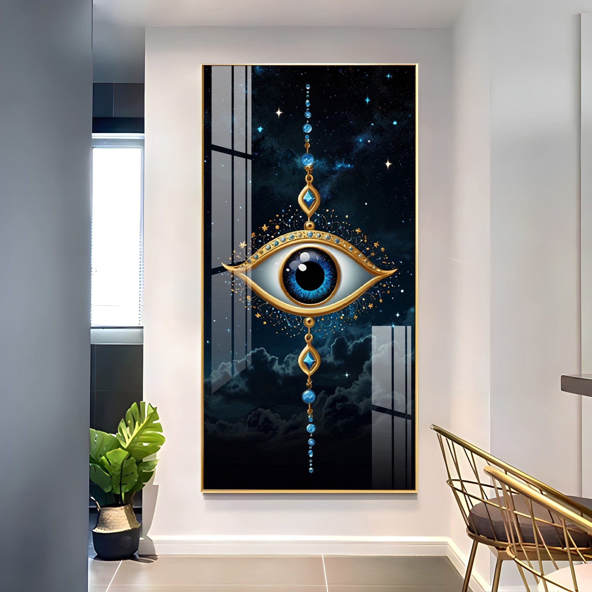 Eye of Perception Premium Acrylic Vertical Wall Art - The Next Decor