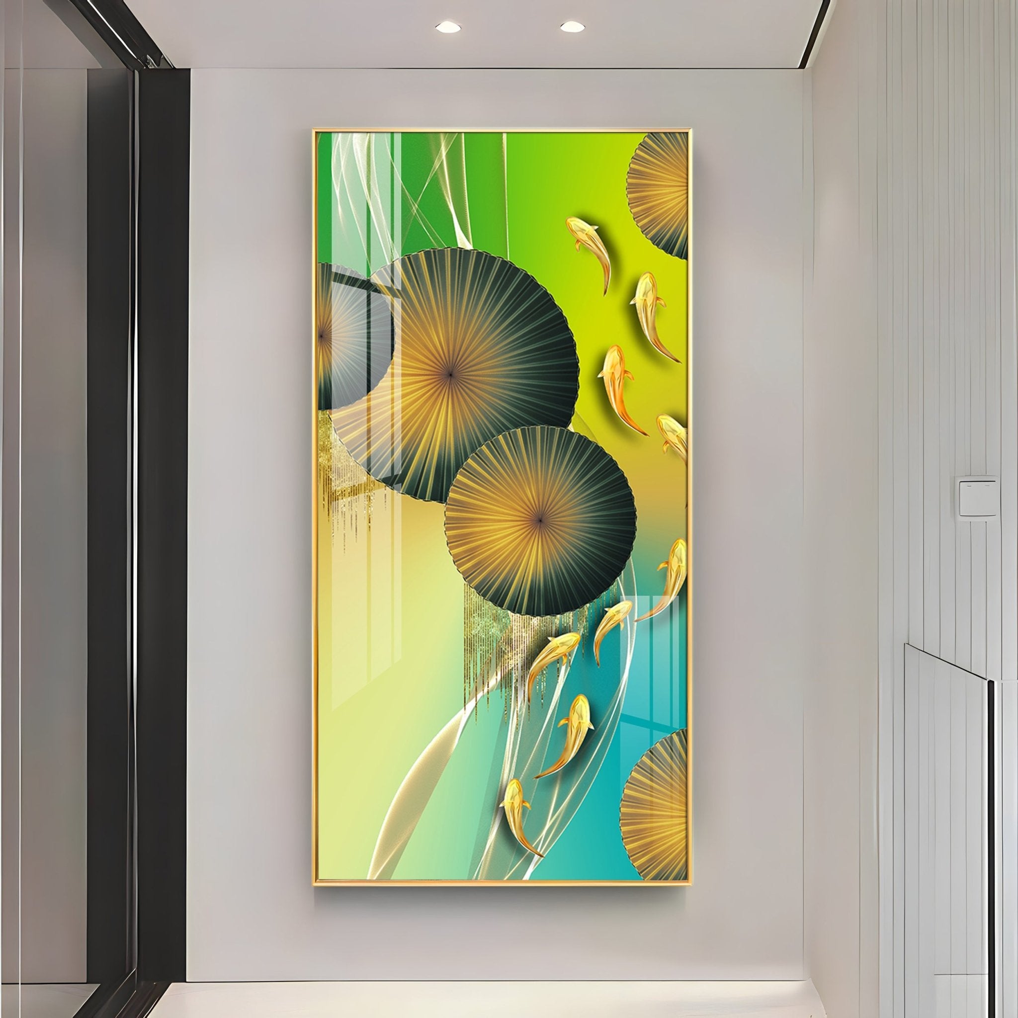 Feng Shui Fishes Luxury Crystal Wall Art - The Next Decor