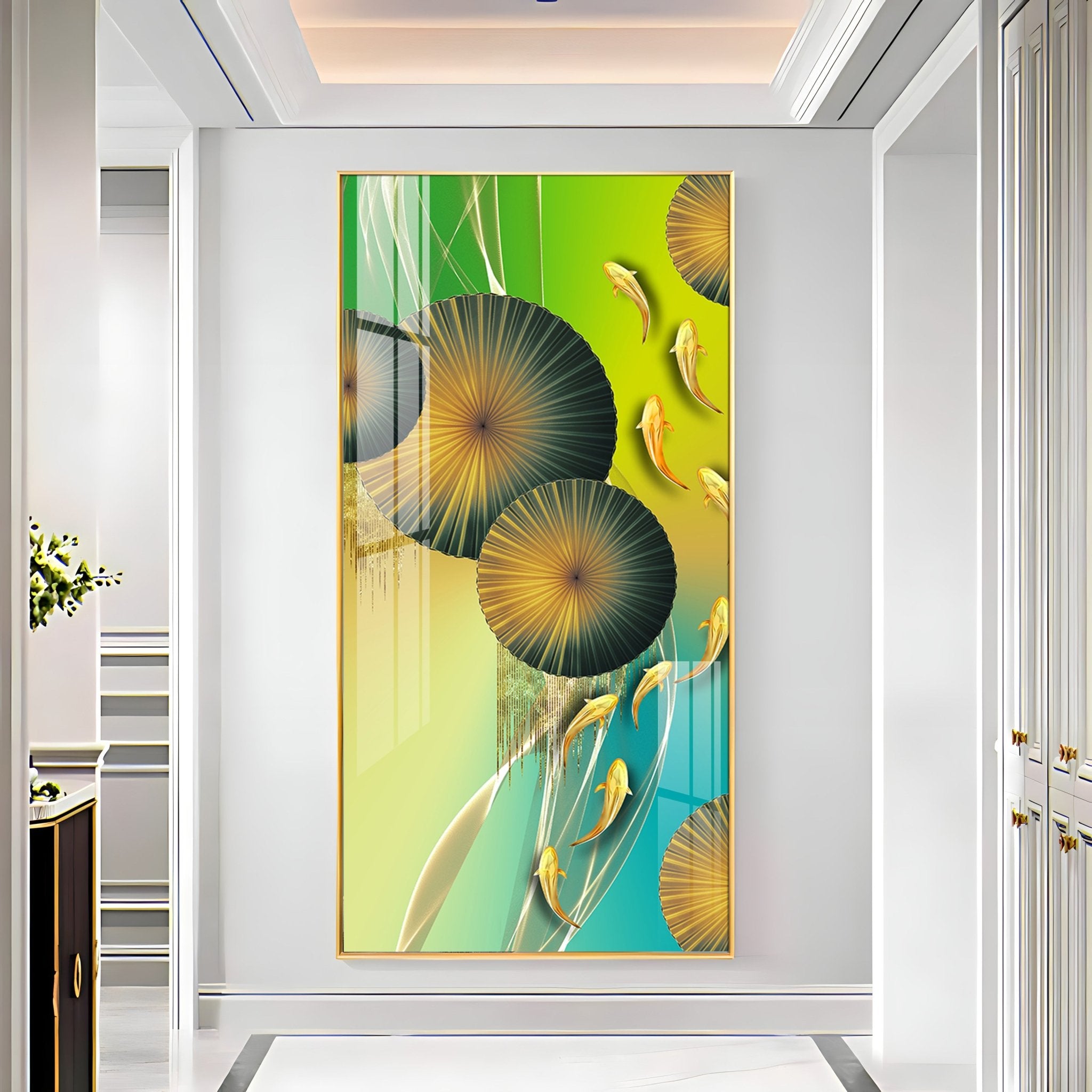Feng Shui Fishes Luxury Crystal Wall Art - The Next Decor