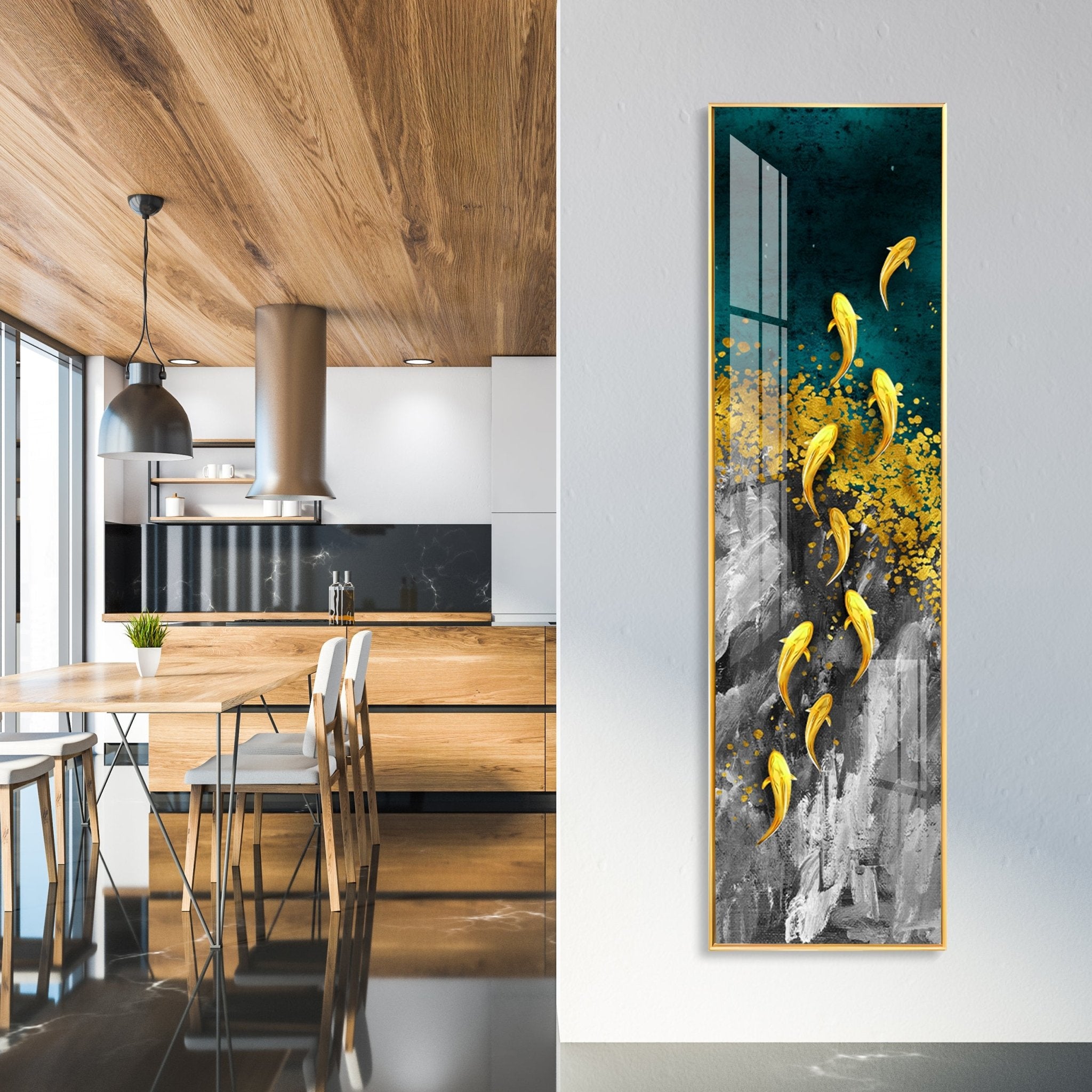 For A Better Tomorrow Luxury Crystal Vertical Wall Art - The Next Decor