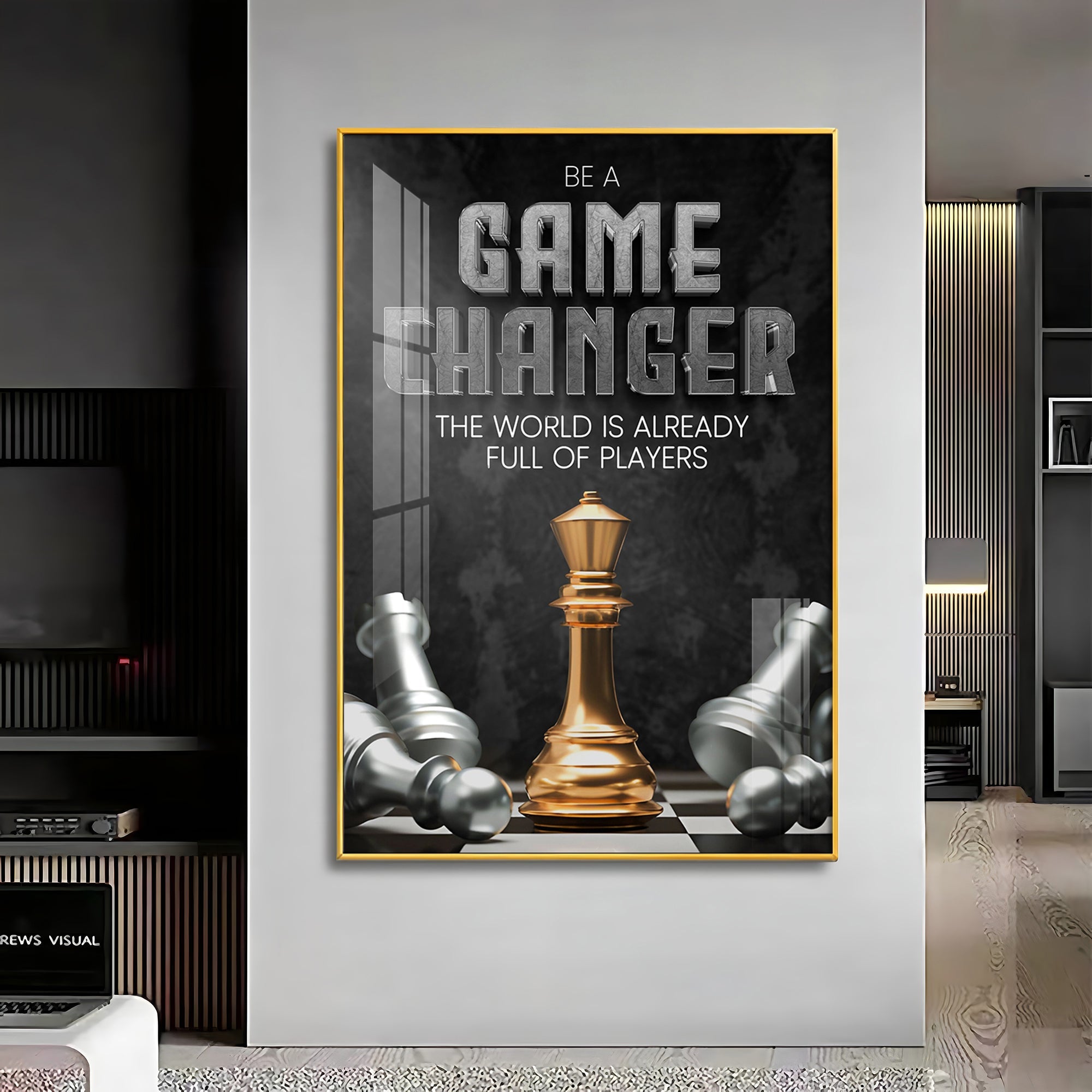 Game Changer Premium Acrylic Vertical Wall Art - The Next Decor
