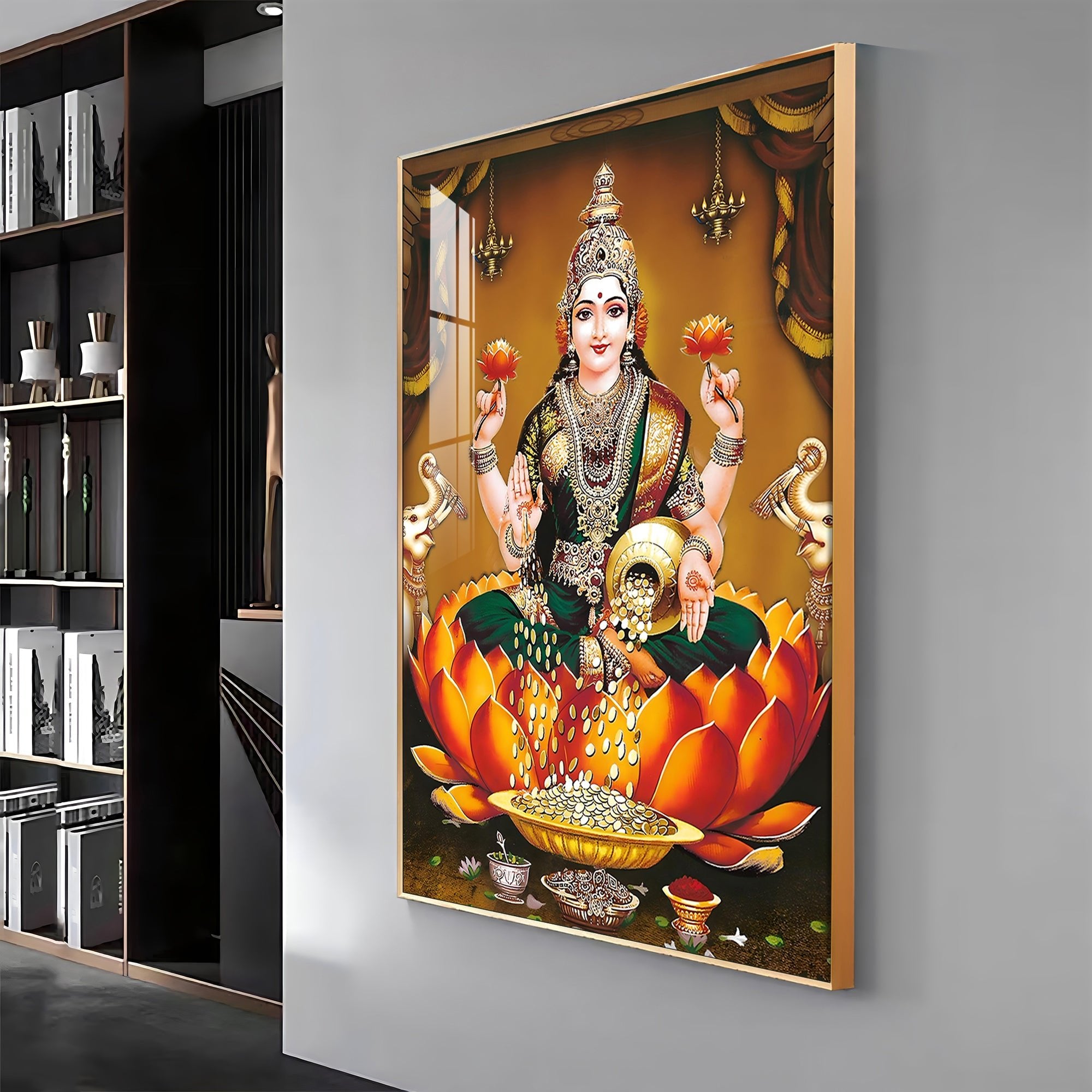 Goddess in Tranquility Premium Vertical Acrylic Wall Art - The Next Decor