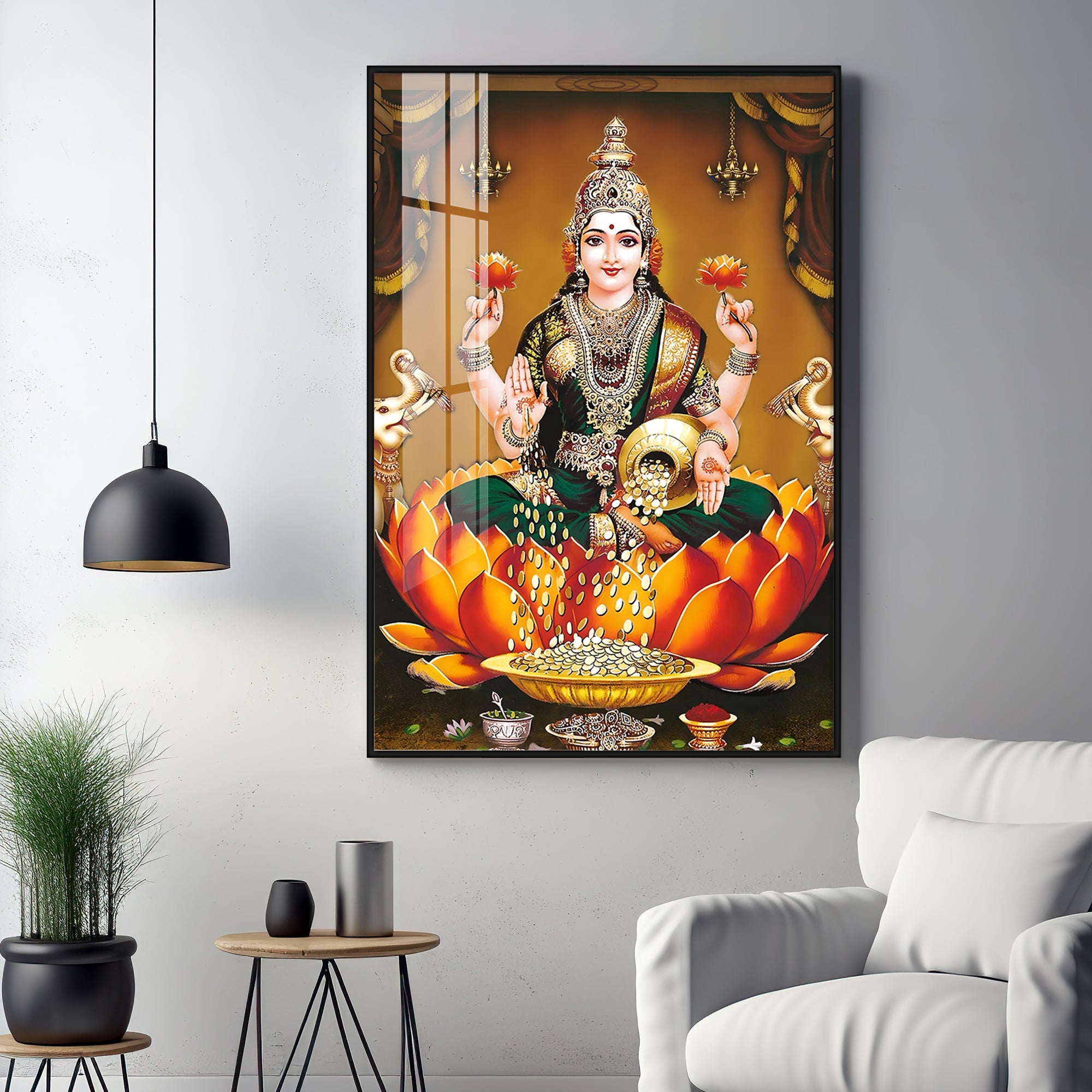 Goddess in Tranquility Premium Vertical Acrylic Wall Art - The Next Decor