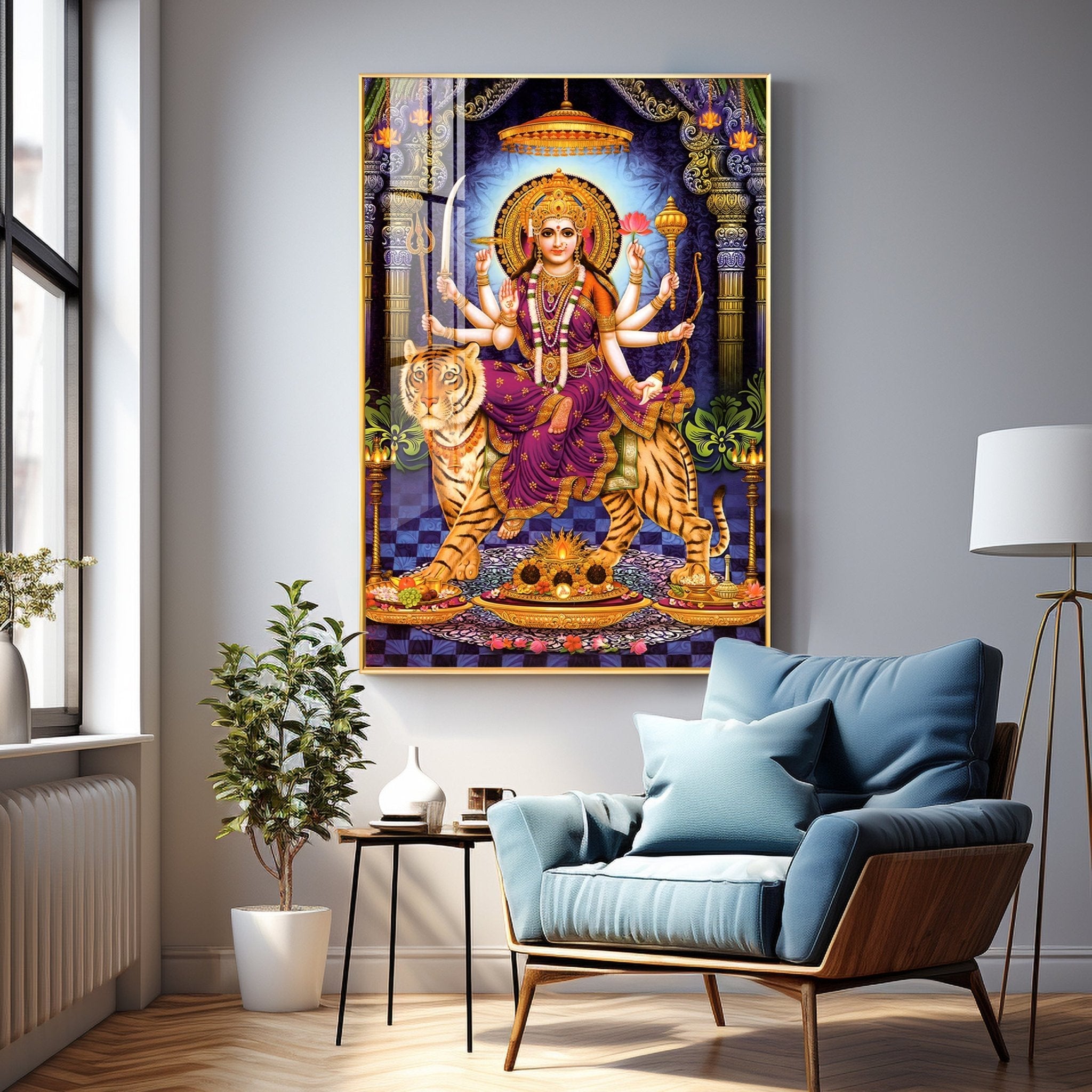 Goddess of Harmony Premium Vertical Acrylic Wall Art - The Next Decor