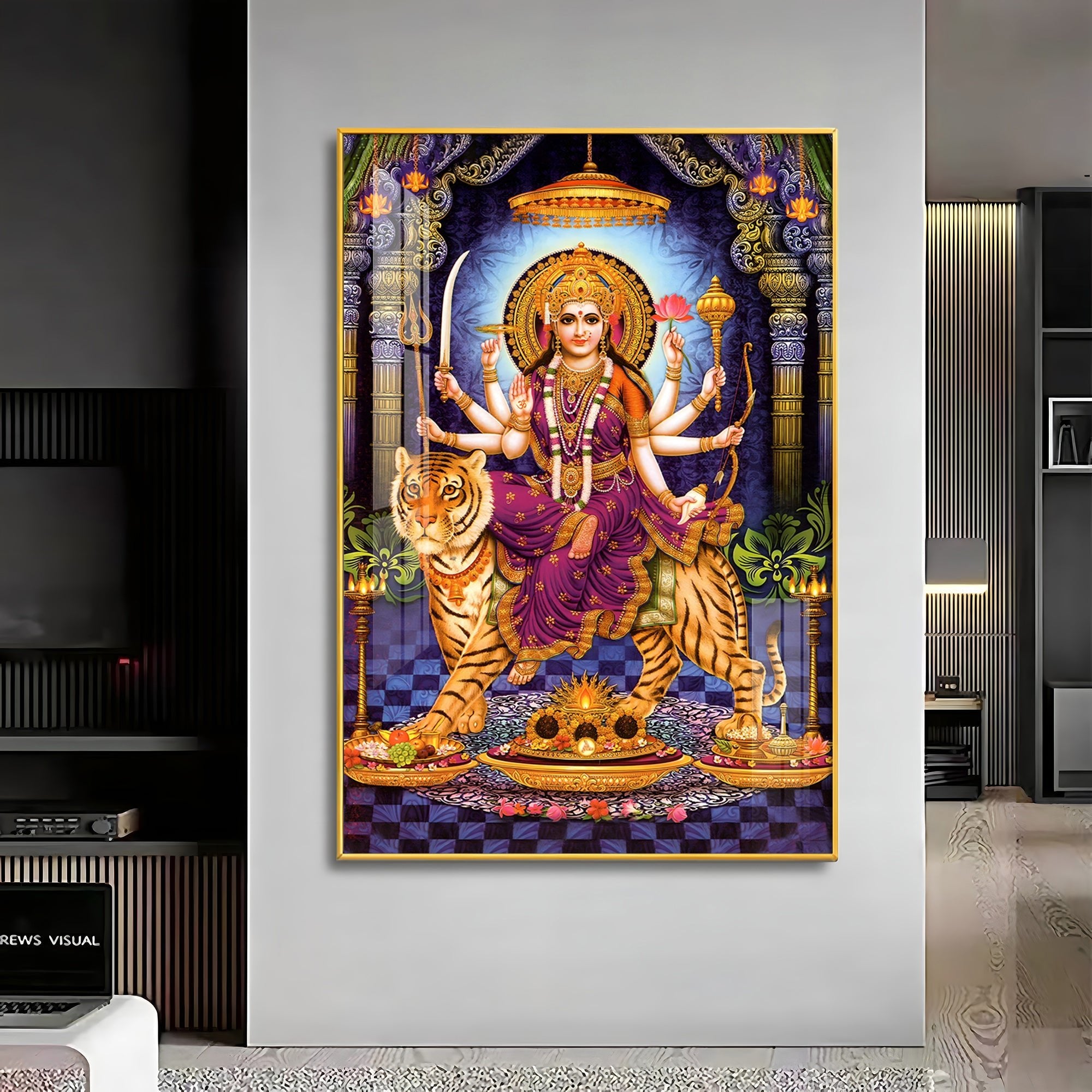Goddess of Harmony Premium Vertical Acrylic Wall Art - The Next Decor