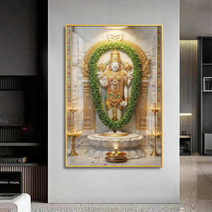 Balaji Srinivasa Premium Acrylic Vertical Wall Art
