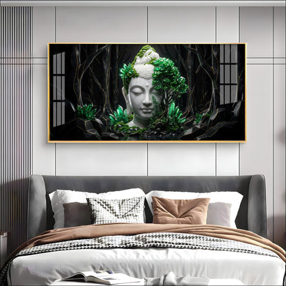 Buddha in Nature Premium Acrylic Horizontal Wall Art