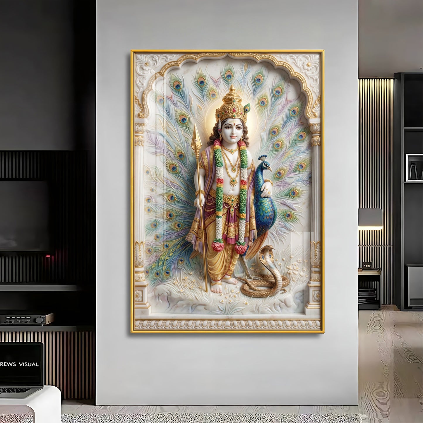 Little Kartikeya Premium Acrylic Vertical Wall Art