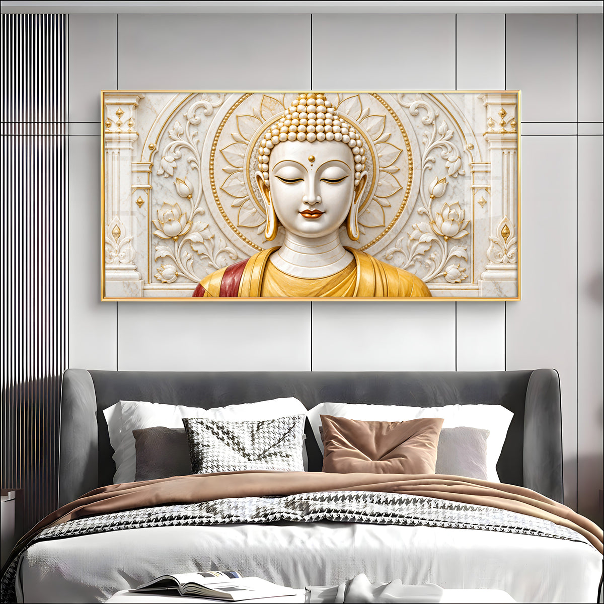 Peaceful Buddha Premium Acrylic Horizontal Wall Art