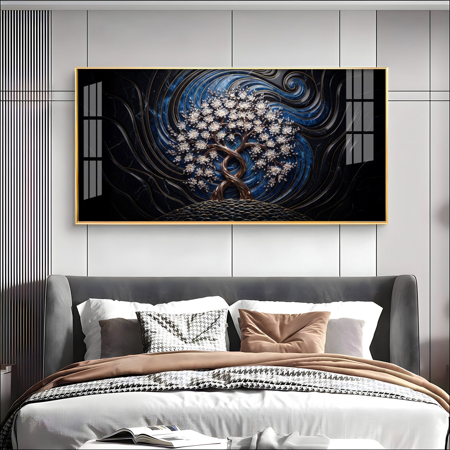 Lucky Wish Tree Premium Acrylic Horizontal Wall Art