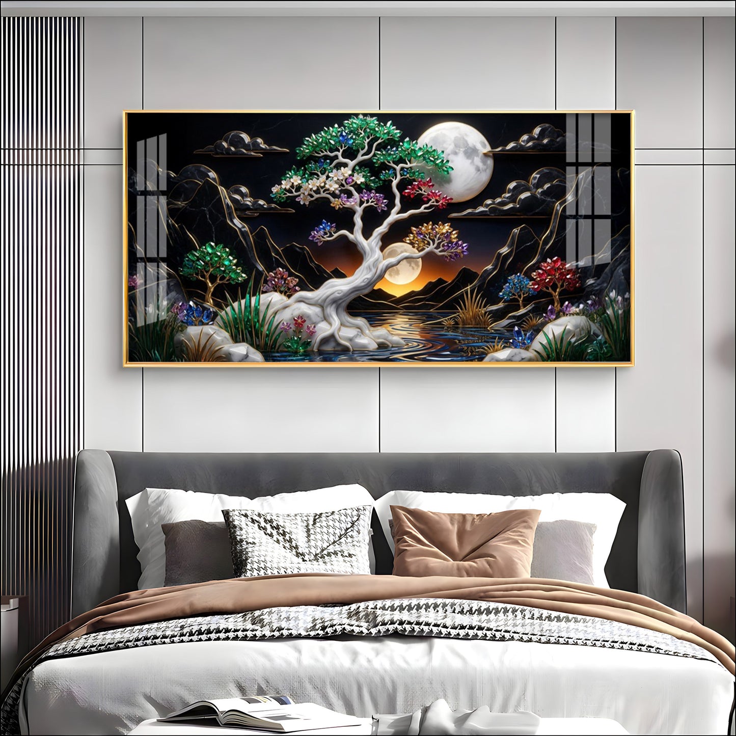 Nature's Embrace Tree Premium Acrylic Horizontal Wall Art