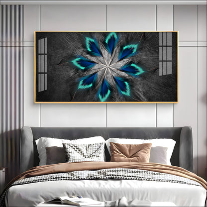 Stylish Modern Feather Premium Acrylic Horizontal Wall Art
