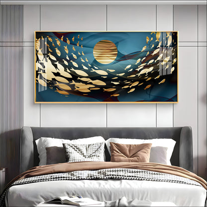 Koi Fish Premium Acrylic Horizontal Wall Art