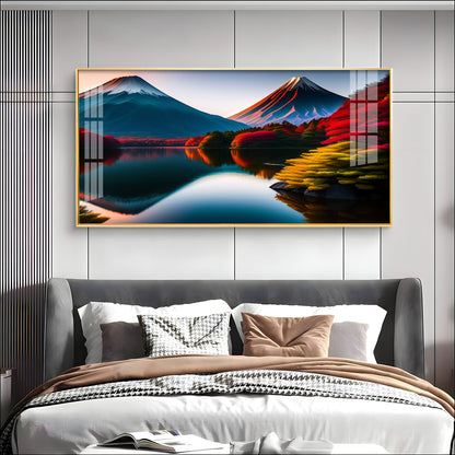 Beautiful Mountain Premium Acrylic Horizontal Wall Art