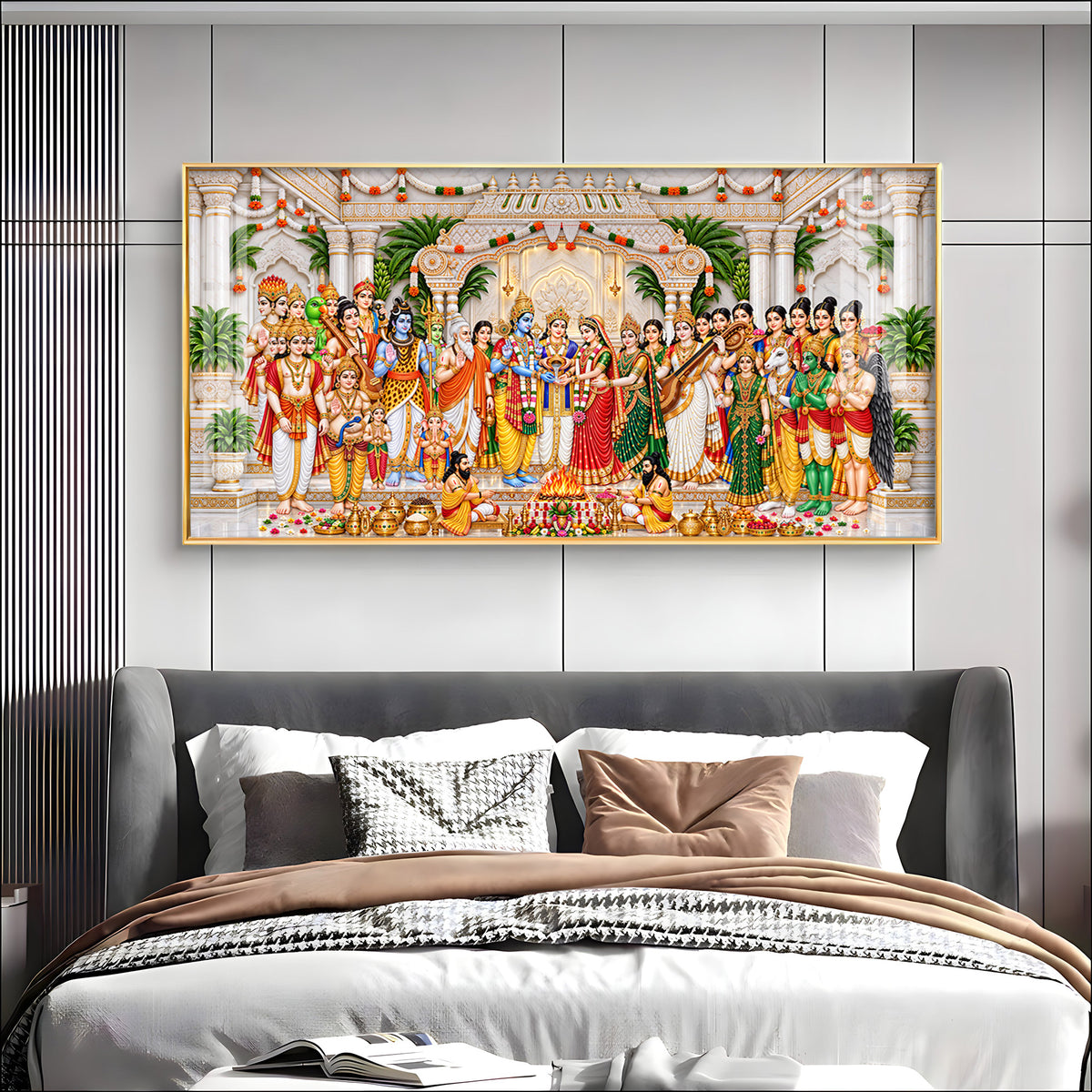 Srinivasa Kalyanam Divine Moment Premium Acrylic Horizontal Wall Art