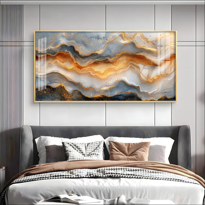 Marbled Veins Premium Acrylic Horizontal Wall Art