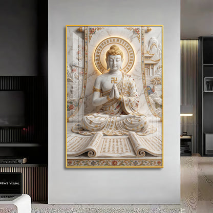 Lord Hanuman And Shivji Premium Acrylic Vertical Wall Art (Copy)