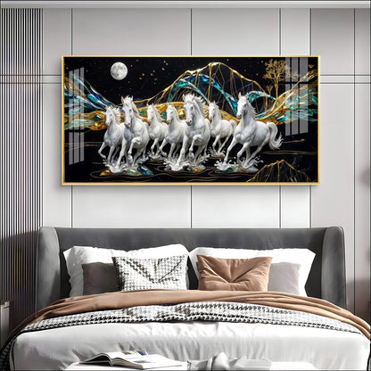 Horse Haven Premium Acrylic Horizontal Wall Art