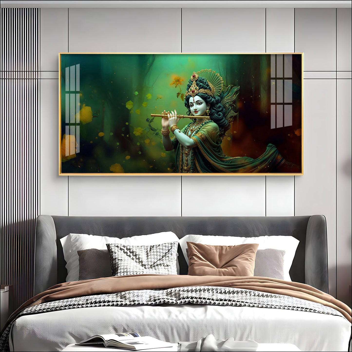 Murli Manohar Premium Acrylic Horizontal Wall Art