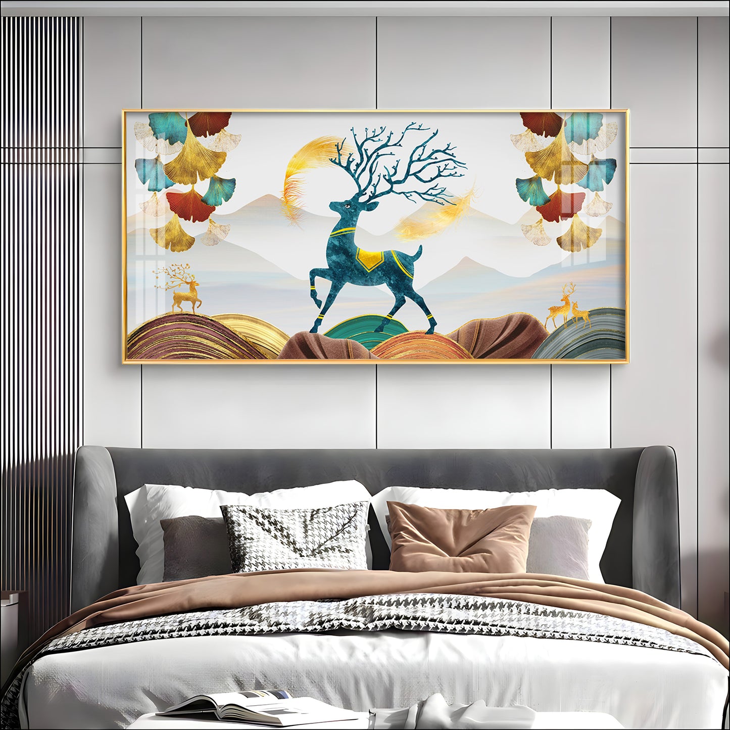 Grace & Peace With Deer Premium Acrylic Horizontal Wall Art