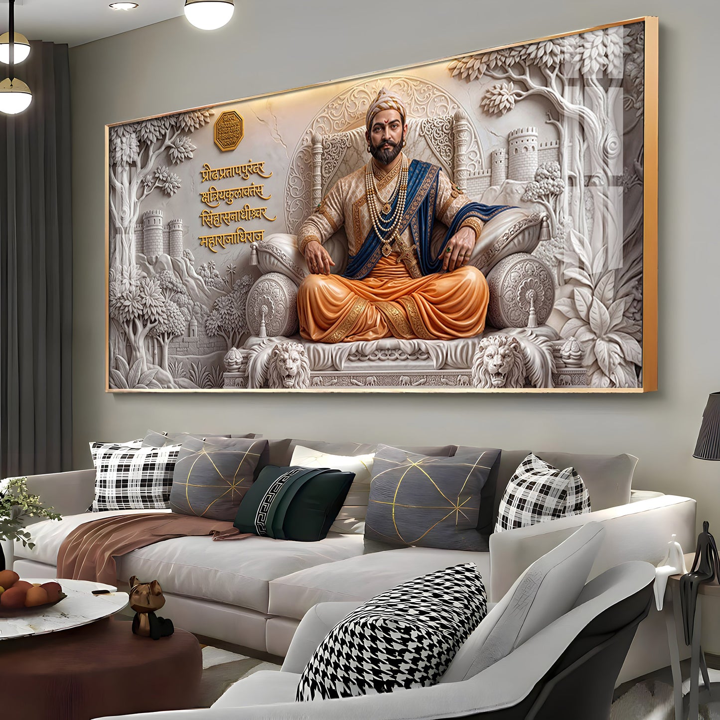 Chhatrapati Shivaji Maharaj Premium Acrylic Horizontal Wall Art