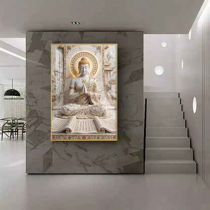 Lord Hanuman And Shivji Premium Acrylic Vertical Wall Art (Copy)