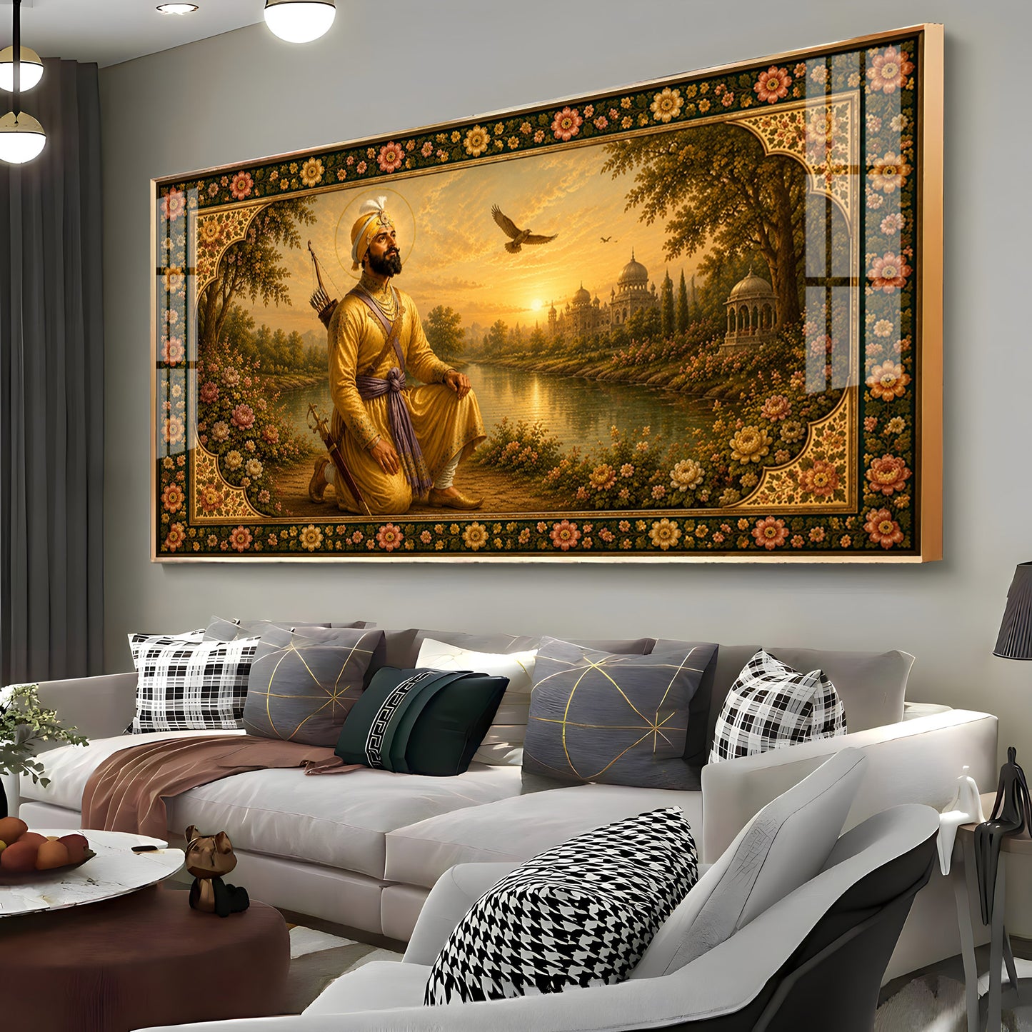 Guru Gobind Singh Ji Premium Acrylic Horizontal Wall Art