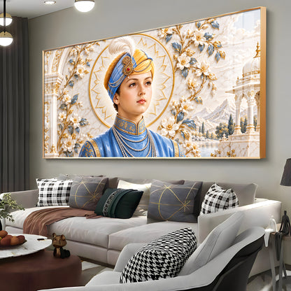 Guru Harkrishan Sahib Ji Premium Acrylic Horizontal Wall Art
