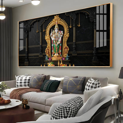 Lord Murugan Home & Temples Premium Acrylic Horizontal Wall Art