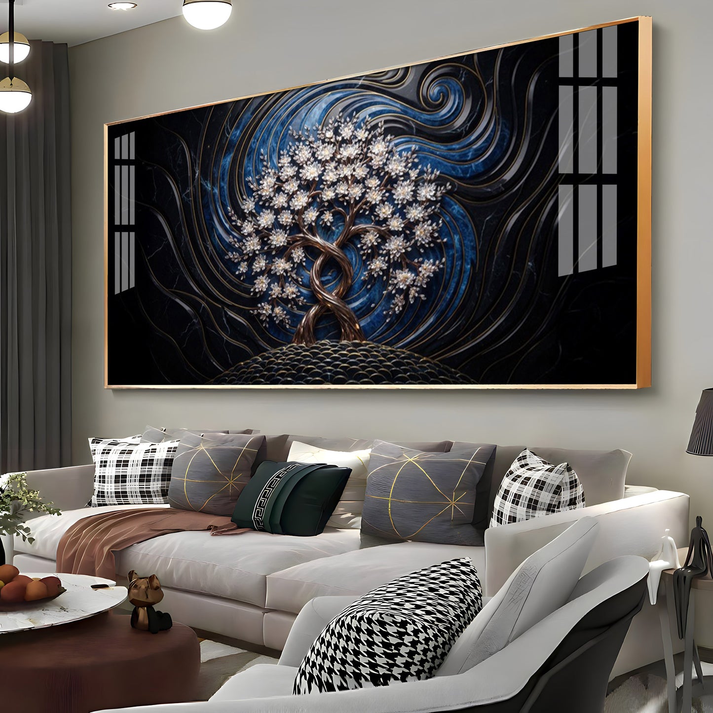Lucky Wish Tree Premium Acrylic Horizontal Wall Art