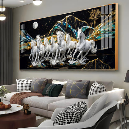 Horse Haven Premium Acrylic Horizontal Wall Art