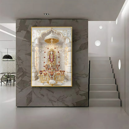 Hindu Deity Rama Premium Acrylic Vertical Wall Art