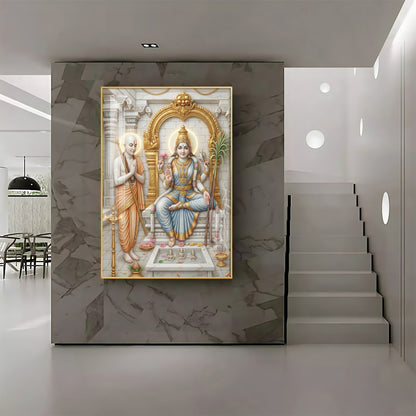 Lalita Tripurasundari Premium Acrylic Vertical Wall Art