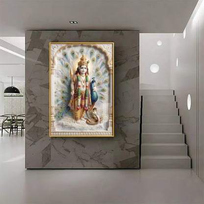 Little Kartikeya Premium Acrylic Vertical Wall Art