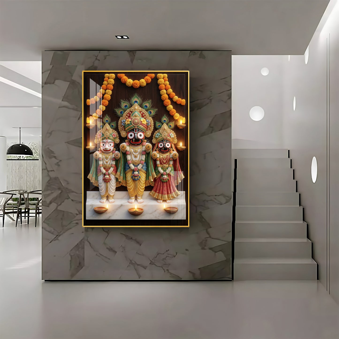 Jagannath Mahaprabhu Premium Acrylic Vertical Wall Art