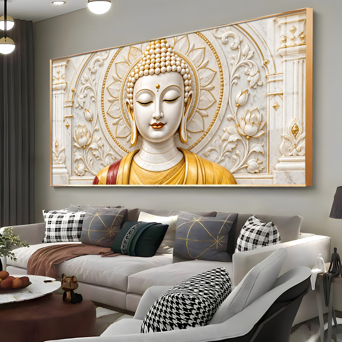 Peaceful Buddha Premium Acrylic Horizontal Wall Art