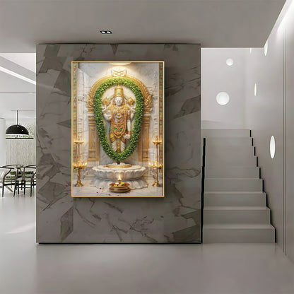 Balaji Srinivasa Premium Acrylic Vertical Wall Art