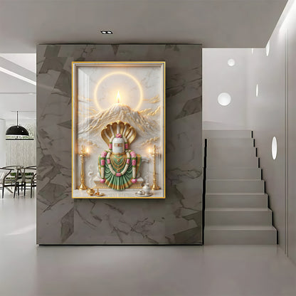 Shiva Lingam Premium Acrylic Vertical Wall Art