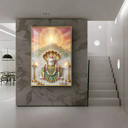 Bhagwan Shiva Lingam Premium Acrylic Vertical Wall Art