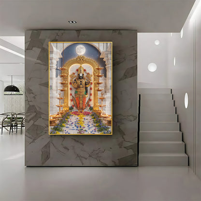 Tirupati Balaji Maharaj Premium Acrylic Vertical Wall Art